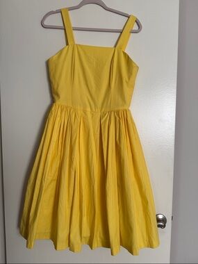 Hearts And Found Lana Dress Yellow Full Circle Skirt Vintage Style Disneybound